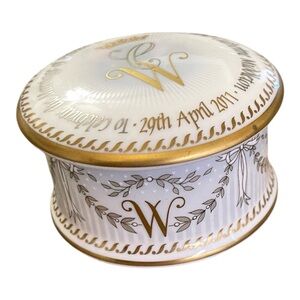 The Royal Collection Prince William & Catherine Trinket Box, April 29, 2011